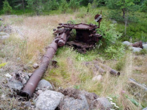 War cop Bolshoi Tyuters Island photo finds of WWII equipment Wehrmacht SS war