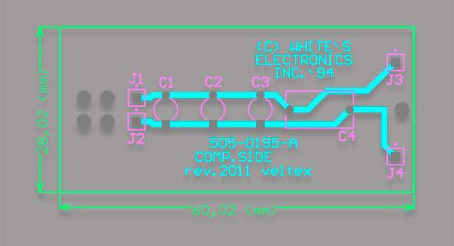 White's TM-808 teardown. In pictures: coil repair