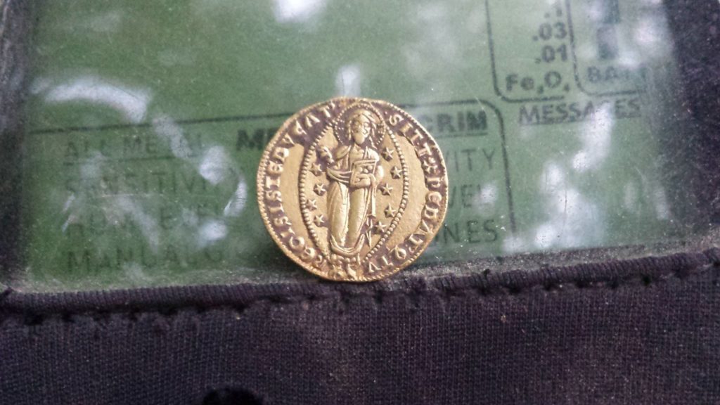 $15,000 gold coin found with Teknetics T2 metal detector