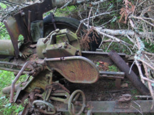 War cop Bolshoi Tyuters Island photo finds of WWII equipment Wehrmacht SS war