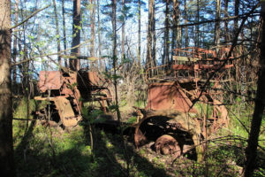 War cop Bolshoi Tyuters Island photo finds of WWII equipment Wehrmacht SS war