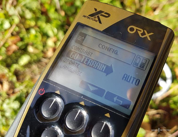 Metal detector XP ORX - review and settings