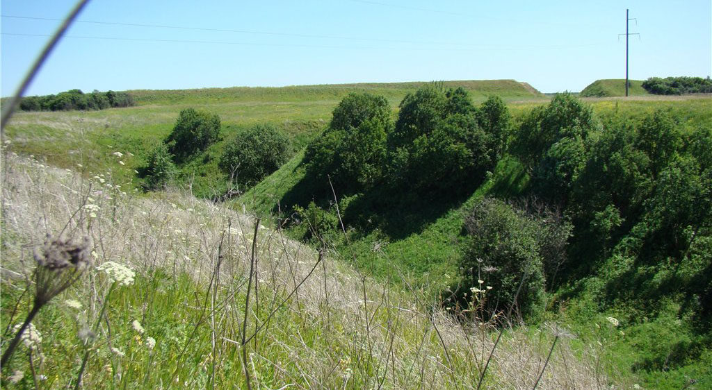 ravine near the old village