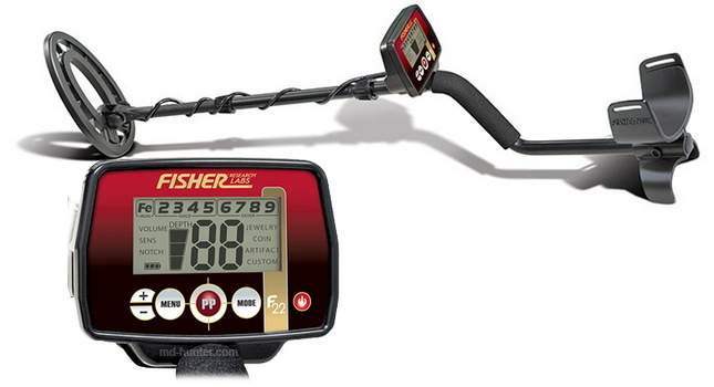 Fisher F22 metal detector