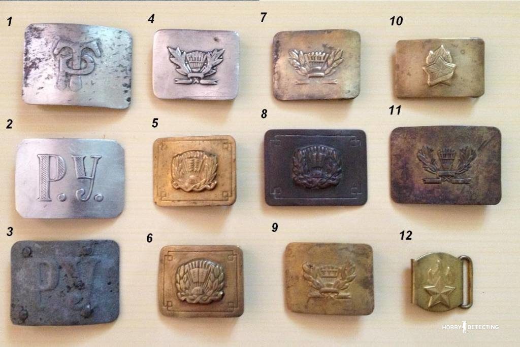 Belt buckles of the USSR - school and pioneers (identification of finds, photo+)