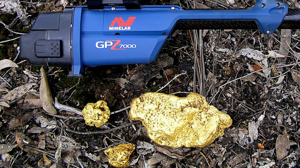 gold bar found with Minelab GPZ-7000 metal detector