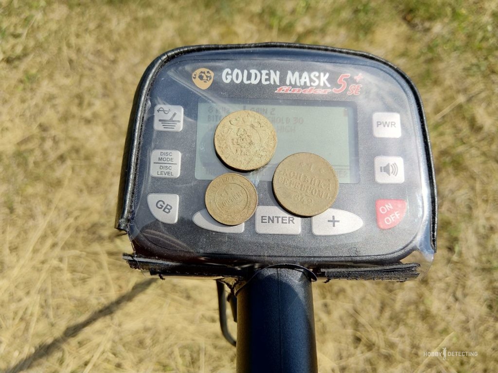 Golden Mask 5+ SE - metal detector review (photos and settings+)