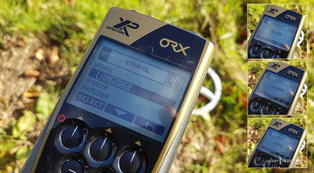 Metal detector XP ORX - review and settings