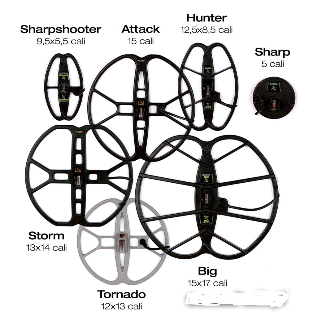 all Nel Nel coils for instrument search metal detector