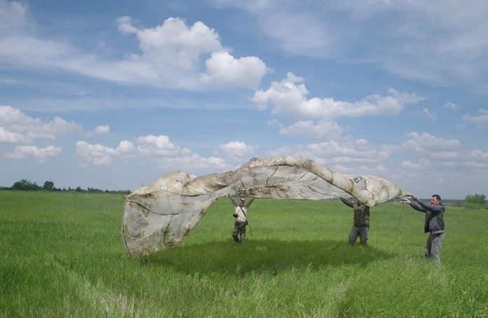 parachute from a German fighter