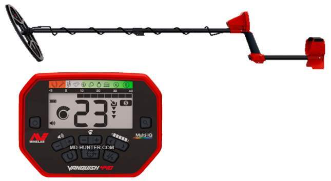 Minelab Vanquish 440 Key Features and Description