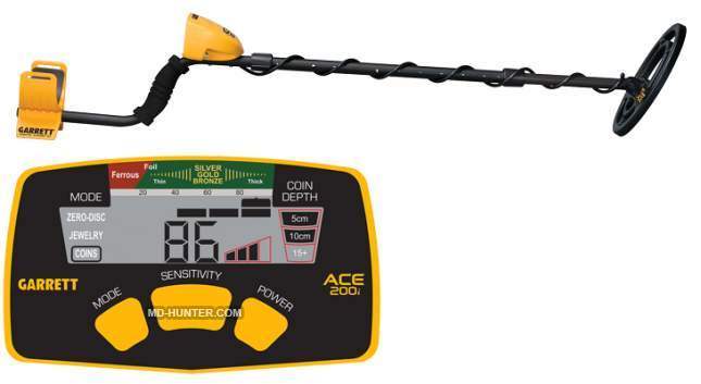 Garrett ACE 200i metal detector